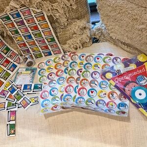 IB PYP learner profile action note pad stickers banner bunting Educational Set